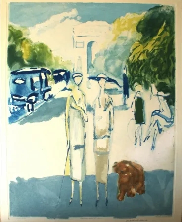 飞尘腐蚀法 Van Dongen - Avenue de Bois de Boulogne