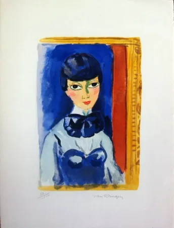 石版画 Van Dongen - CLAUDINE