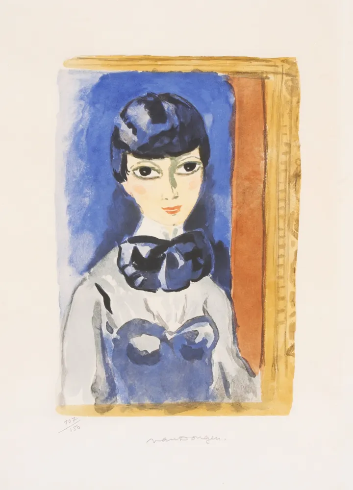 石版画 Van Dongen - Claudine