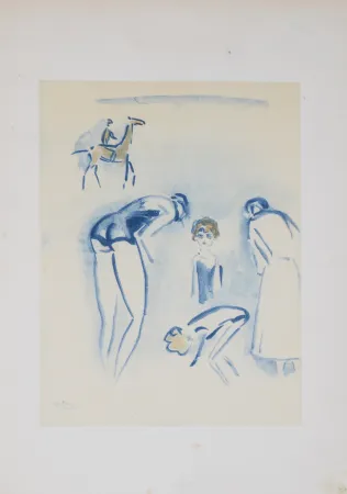 石版画 Van Dongen - Deauville, 1925 - Scarce!