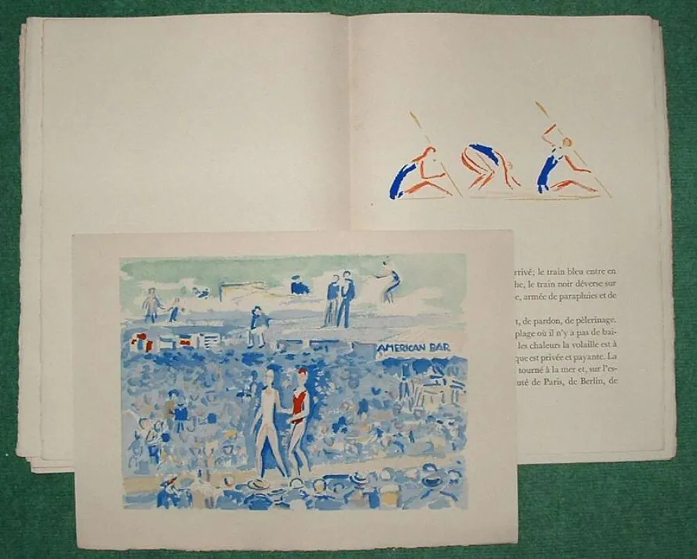 插图书 Van Dongen - DEAUVILLE par Paul Poiret. 10 AQUARELLES DE VAN DONGEN (1931)