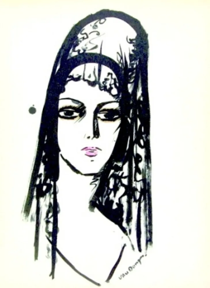 镂版印刷 Van Dongen - Espagnole
