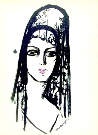 镂版印刷 Van Dongen - Espagnole