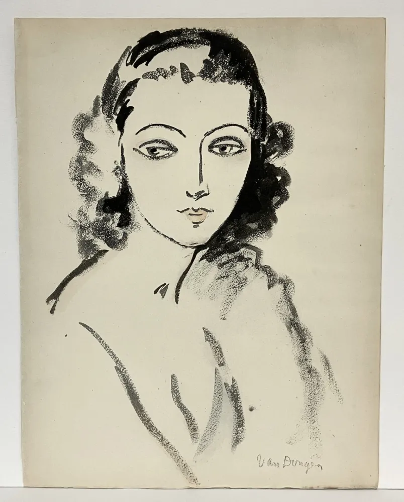 镂版印刷 Van Dongen - Femme