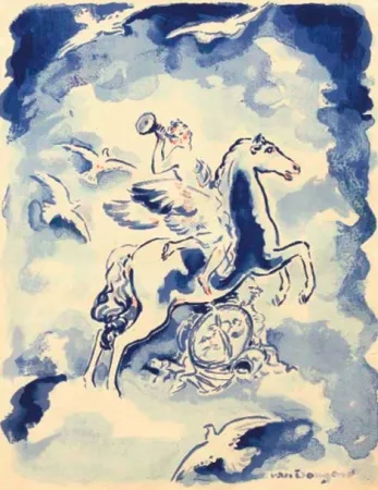 石版画 Van Dongen - Gloire a Paris