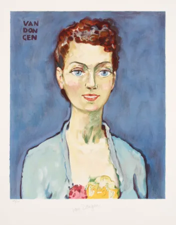 石版画 Van Dongen - Hommage a Marie Claire