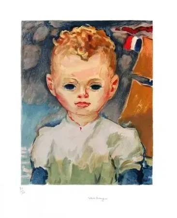 无技术 Van Dongen - Jean-Marie dans le port (1950)