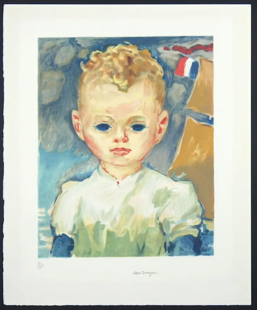 石版画 Van Dongen - Jean-Marie in the Harbour