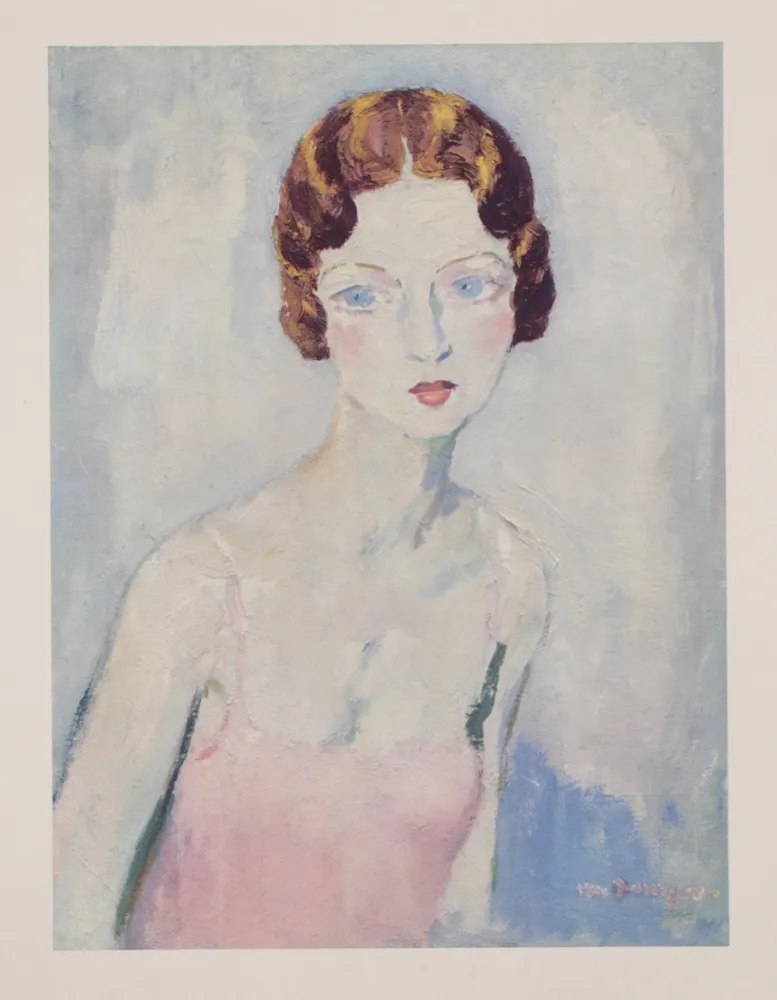 镂版印刷 Van Dongen - La Chemise Rose