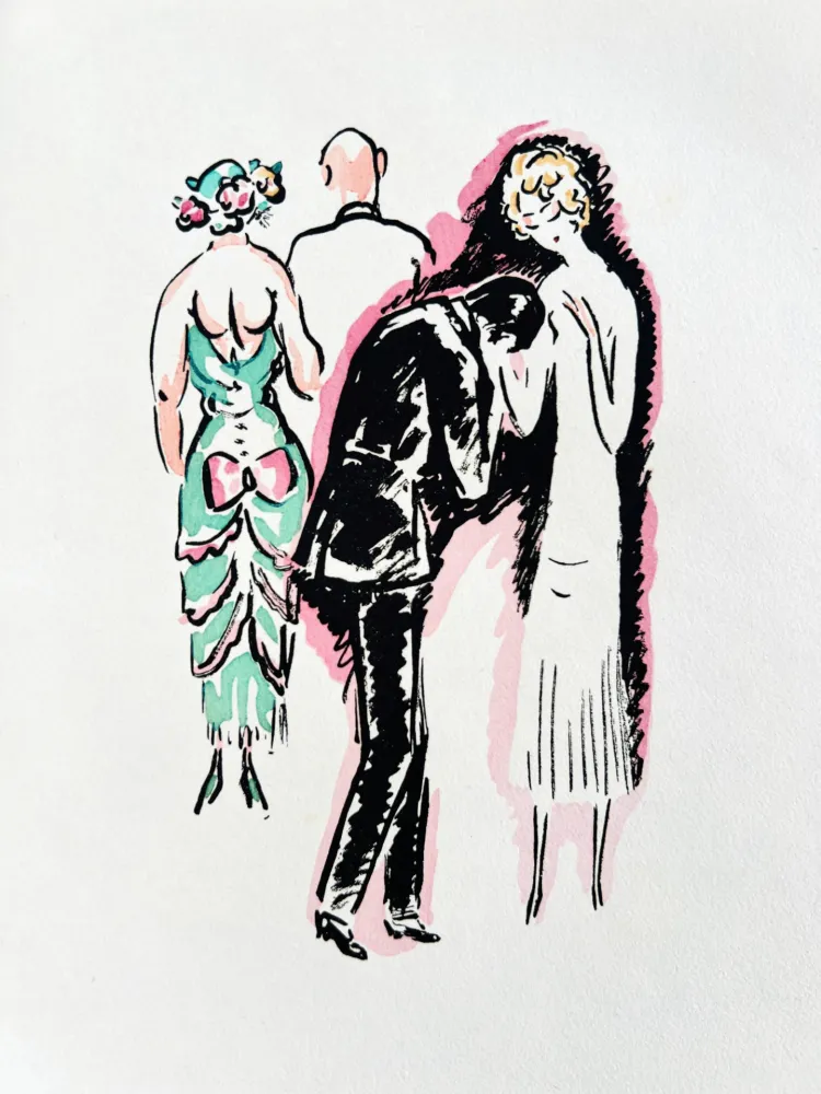 石版画 Van Dongen - La Garçonne