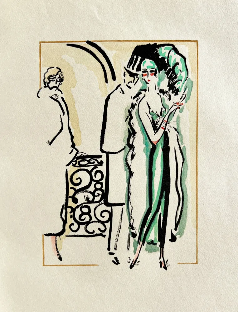 石版画 Van Dongen - La Garçonne