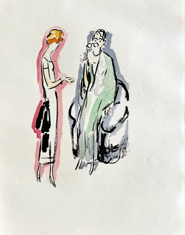 石版画 Van Dongen - La Garçonne