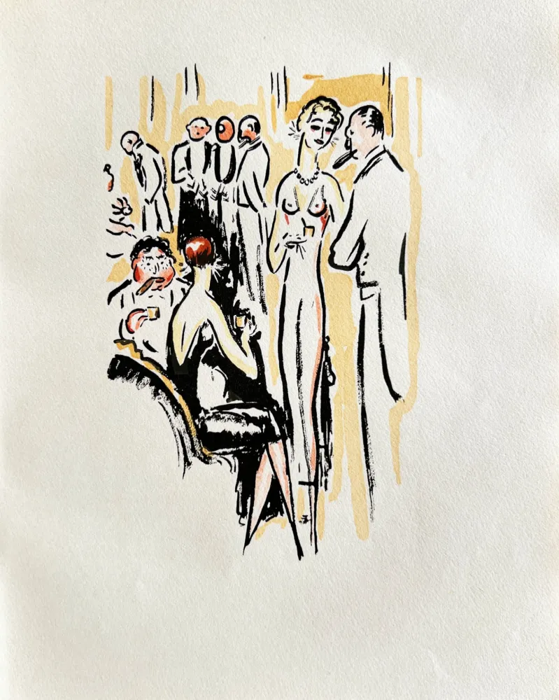 石版画 Van Dongen - La Garçonne