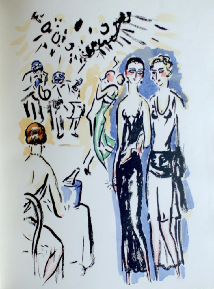 镂版印刷 Van Dongen - La Garconne, At the Party