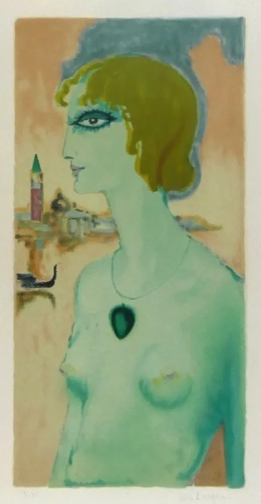 石版画 Van Dongen - La Marchesa Luisa Casati