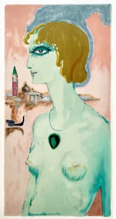 石版画 Van Dongen - La Marchese Luisa Casati