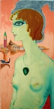 石版画 Van Dongen - La Marchese Luisa Casati