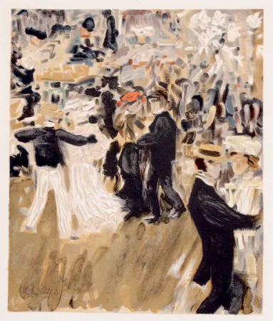 石版画 Van Dongen - La Terasse