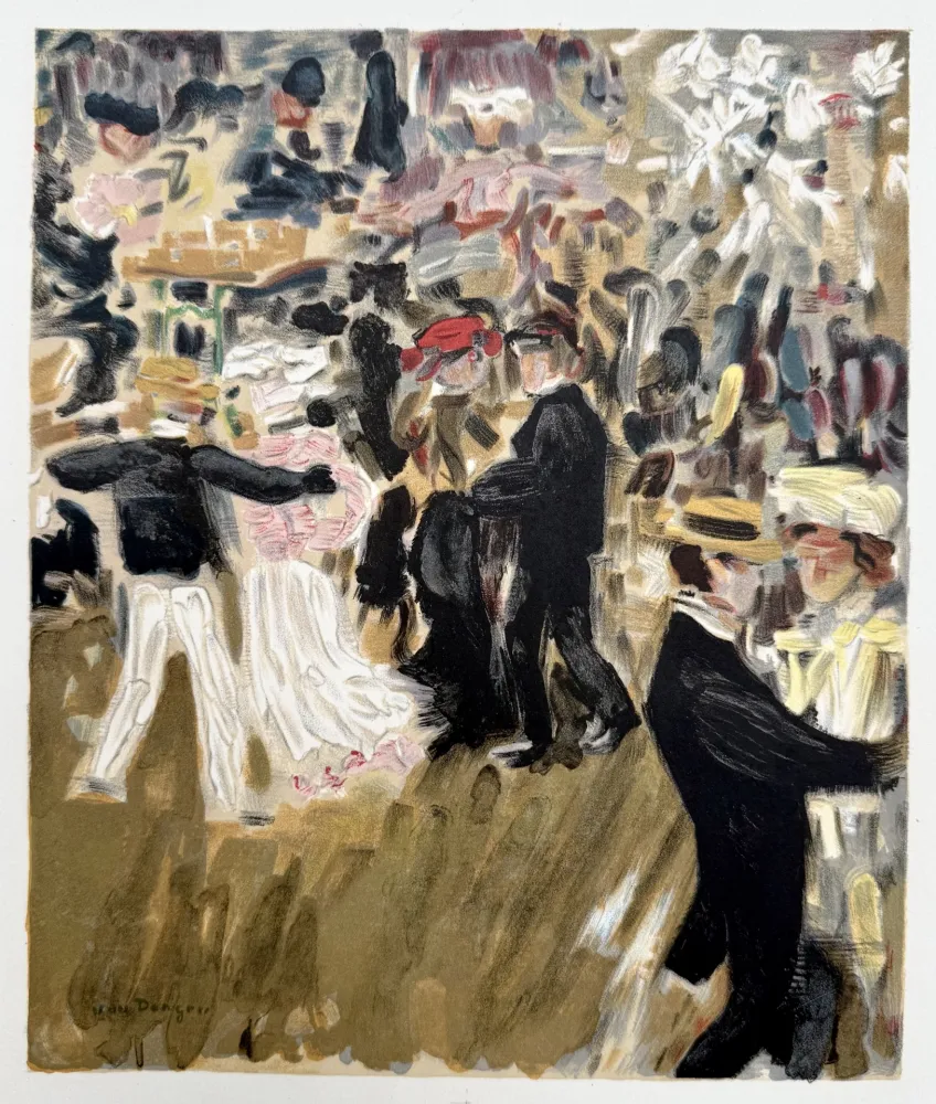 石版画 Van Dongen - La terrassen