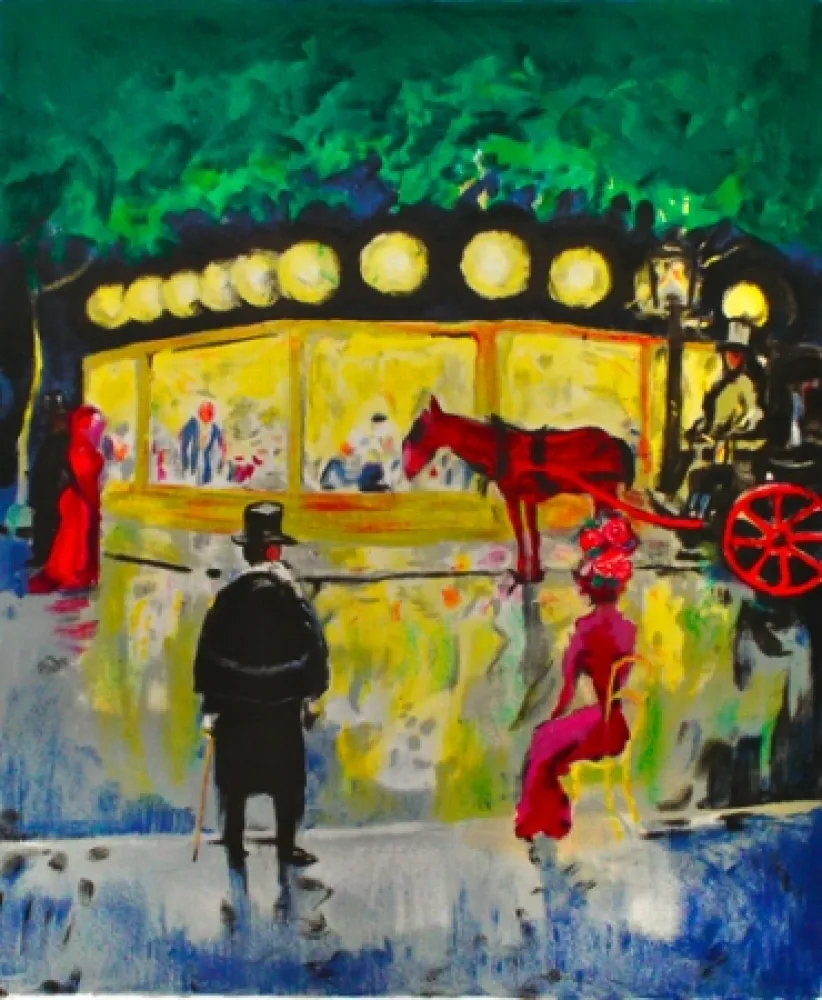 石版画 Van Dongen - Le Carrousel