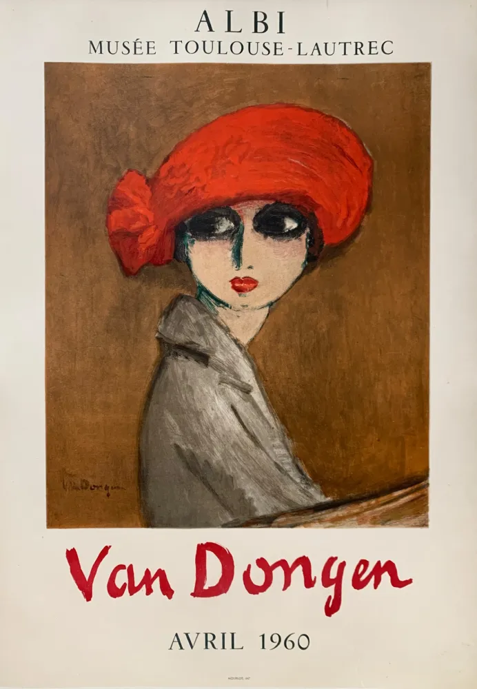 石版画 Van Dongen - Le Coquelicot