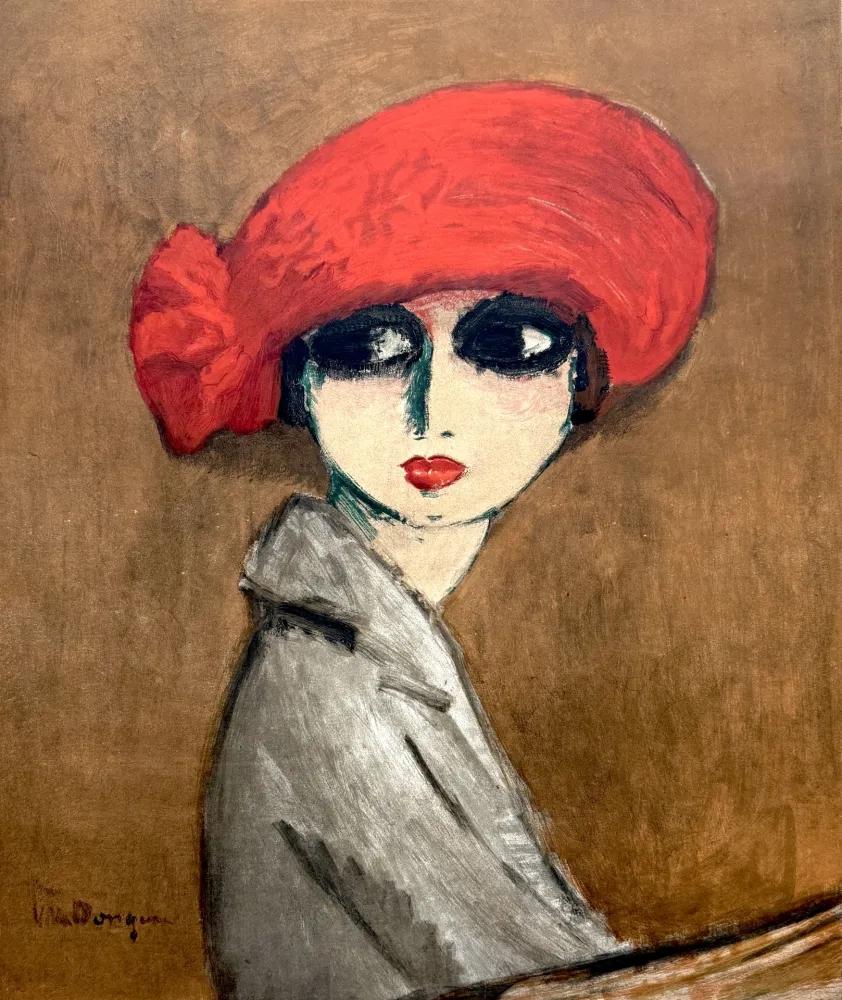 石版画 Van Dongen -  Le Coquelicot