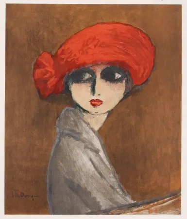 石版画 Van Dongen - Le Coquelicot