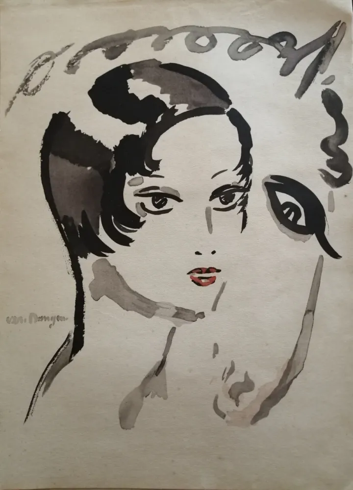 镂版印刷 Van Dongen - L'Ecuyère Rosa