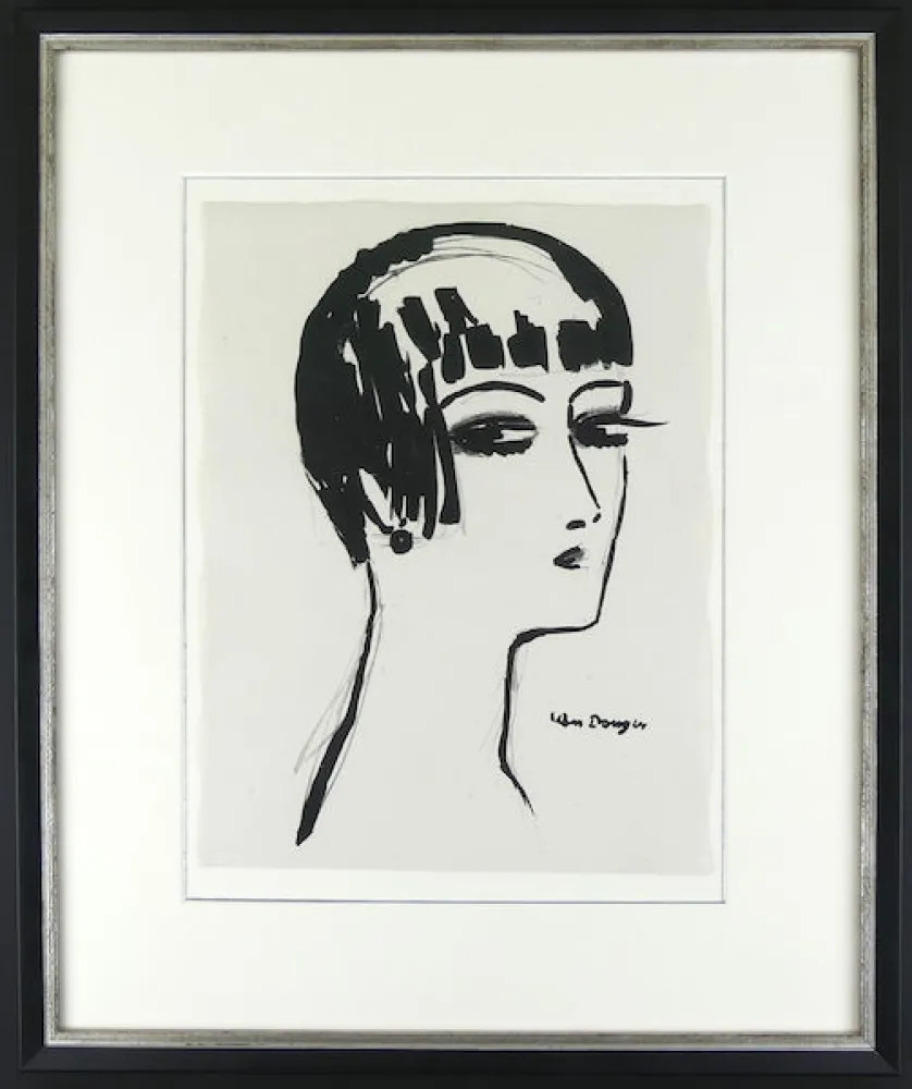 石版画 Van Dongen - Les Cheveux Courts