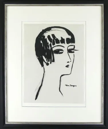 石版画 Van Dongen - Les Cheveux Courts