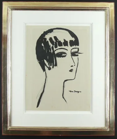 石版画 Van Dongen - Les Cheveux Courts