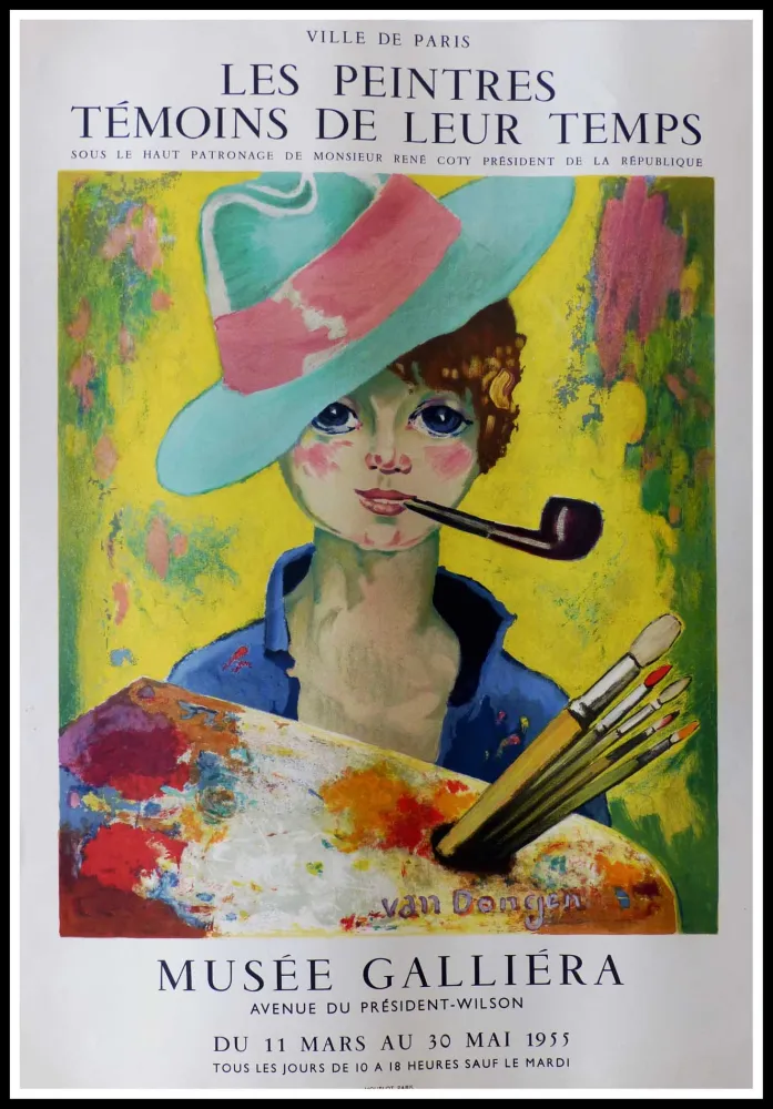石版画 Van Dongen - LES PEINTRES TEMOINS DE LEUR TEMPS MUSEE GALLIERA