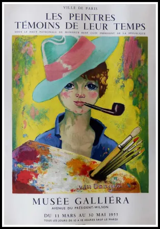 石版画 Van Dongen - LES PEINTRES TEMOINS DE LEUR TEMPS MUSEE GALLIERA