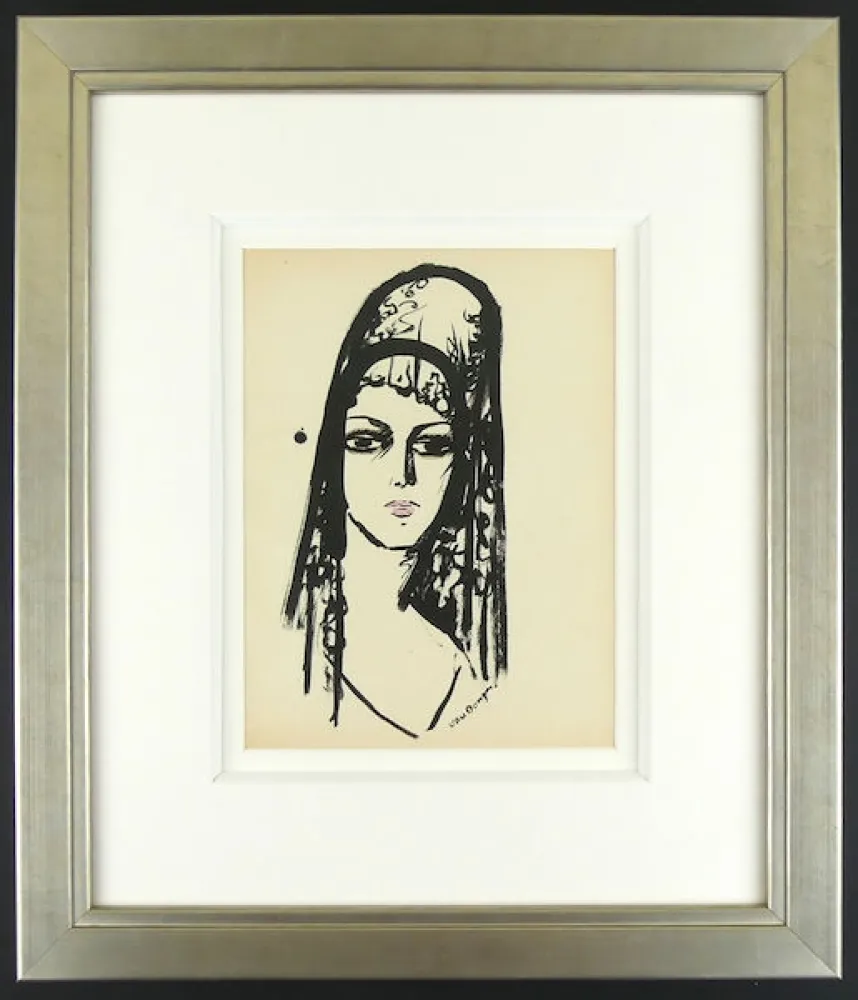 镂版印刷 Van Dongen - L'Espagnole