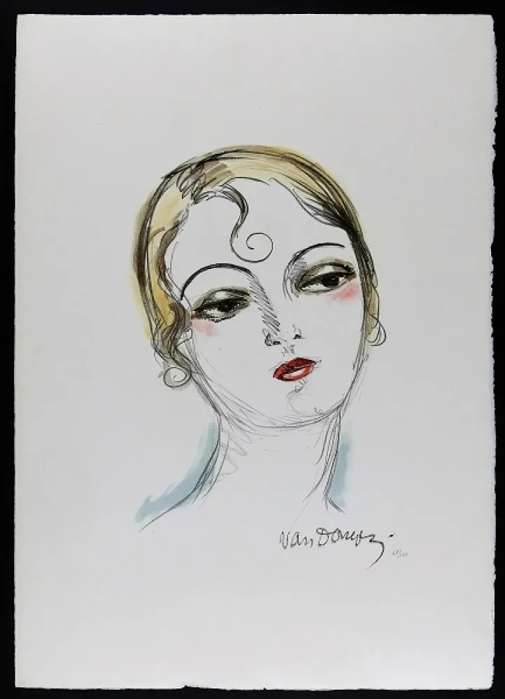 石版画 Van Dongen - 