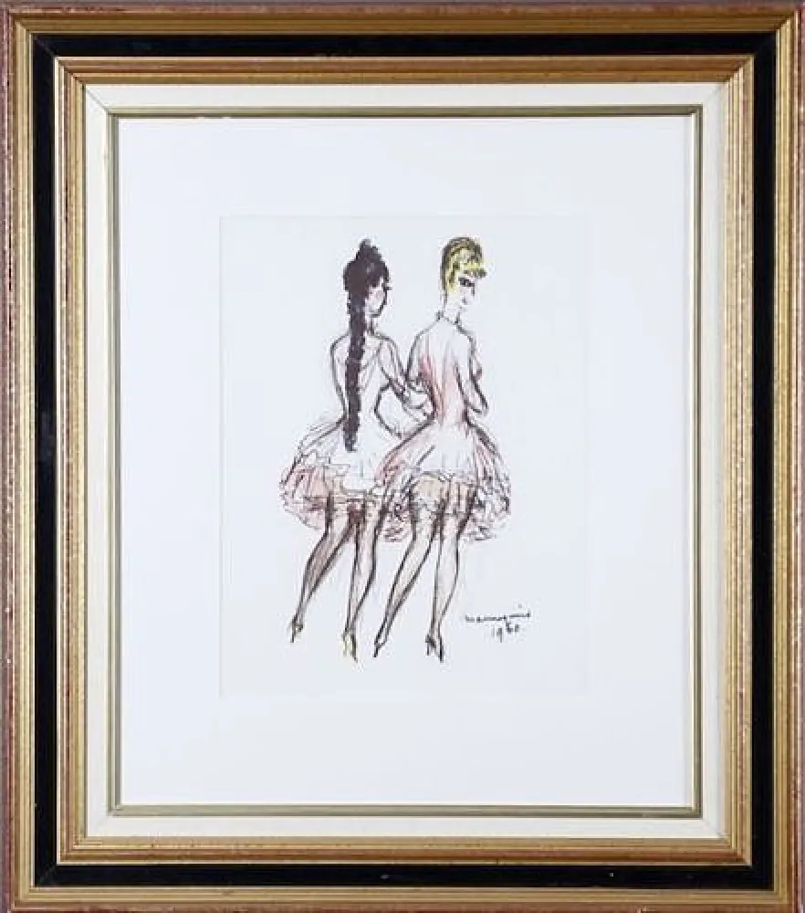 石版画 Van Dongen - MANNEQUINS – 1960