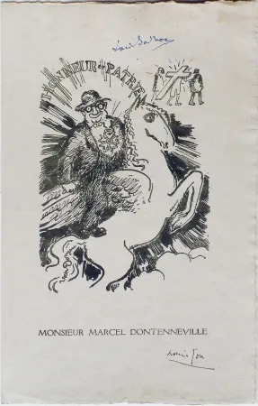 石版画 Van Dongen - Menu