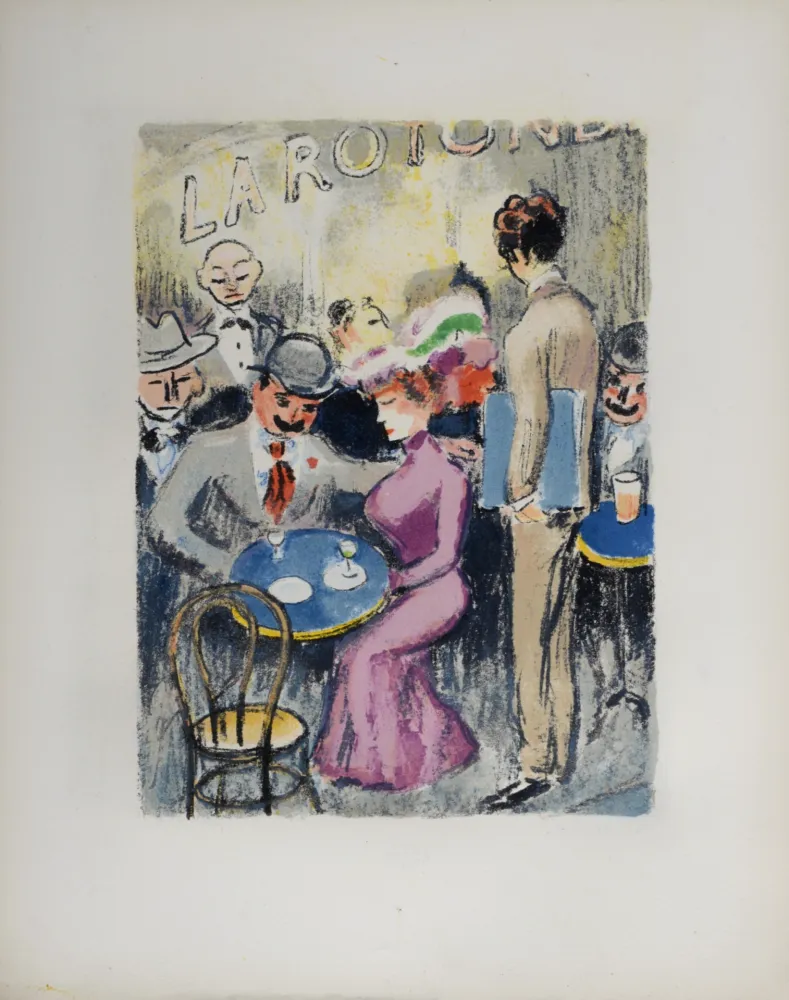 石版画 Van Dongen - Modigliani, peintre maudit de Montparnasse, 1949