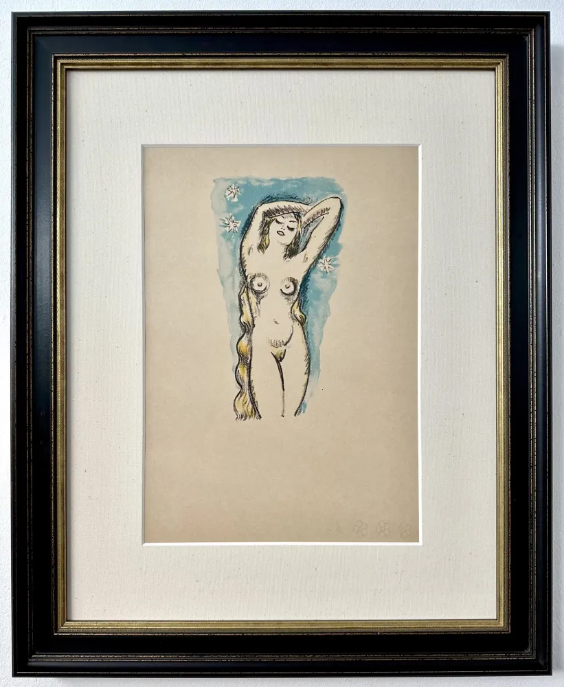 石版画 Van Dongen - Nu Nocturne