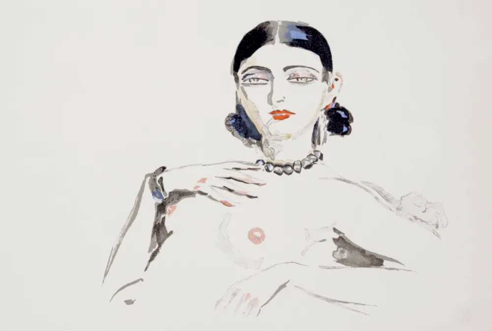石版画 Van Dongen - Odalisque