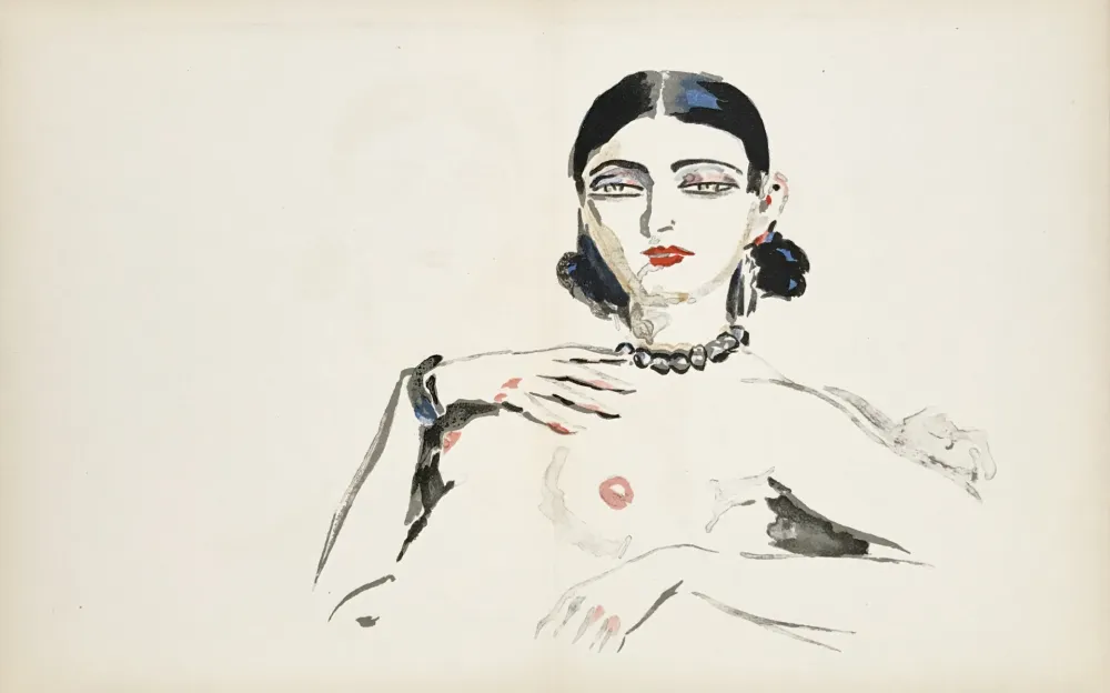 石版画 Van Dongen - Odalisque