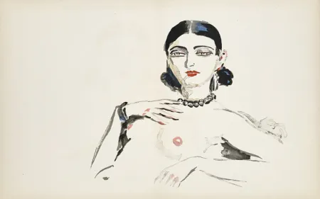 石版画 Van Dongen - Odalisque
