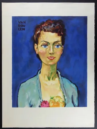 石版画 Van Dongen - (Proof) Hommage á Marie Claire