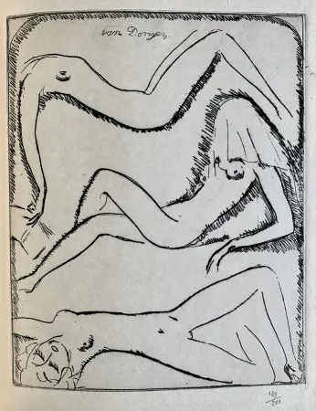 版画 Van Dongen - Reclining Nudes