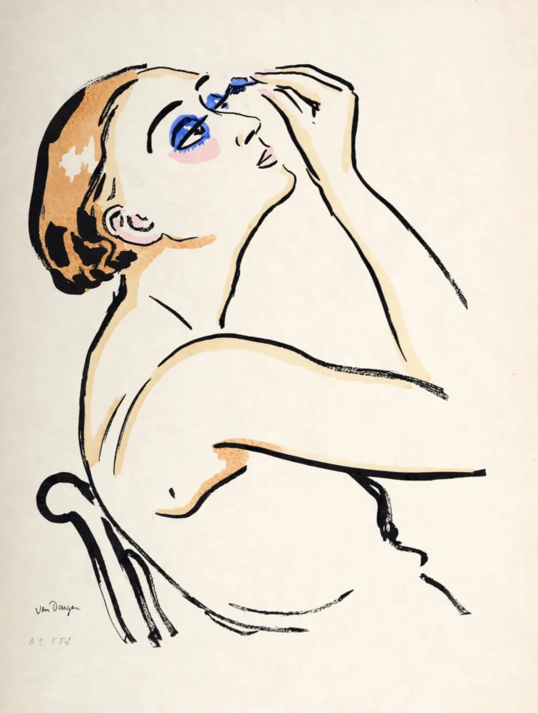 石版画 Van Dongen - Rimmel, 1920