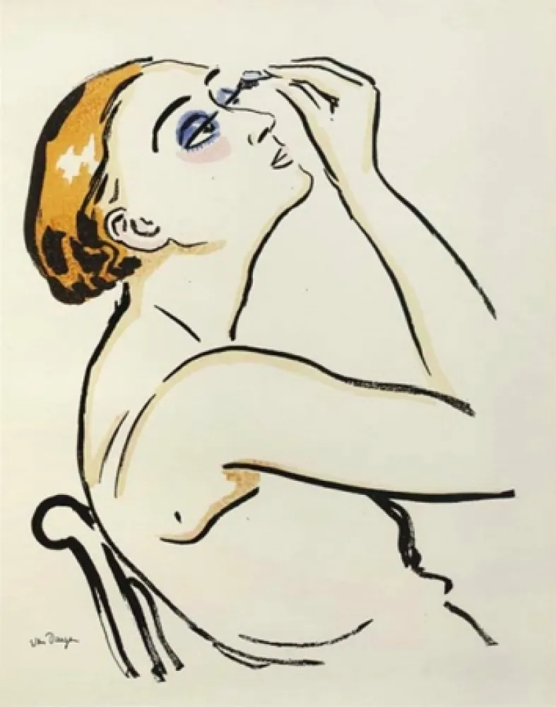 石版画 Van Dongen - Rimmel