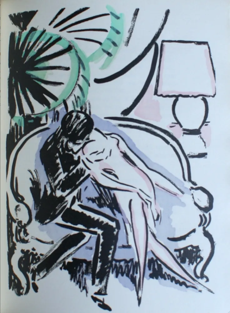 镂版印刷 Van Dongen - The Kiss