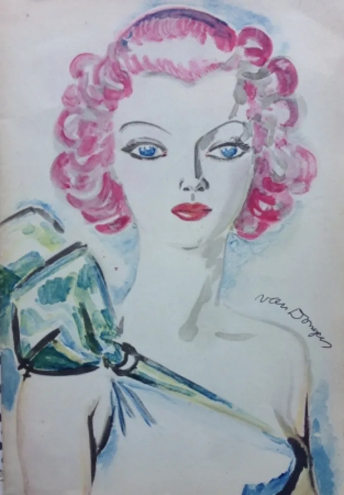 石版画 Van Dongen - Toile D'avignon