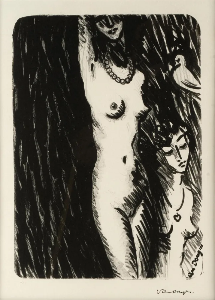 石版画 Van Dongen - Torse