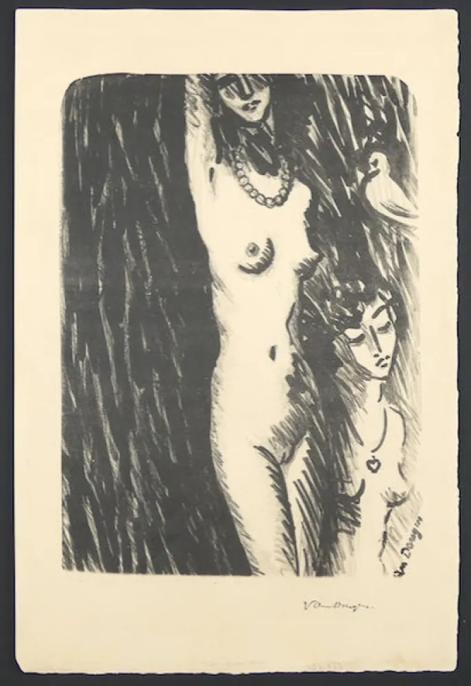 石版画 Van Dongen - Torso